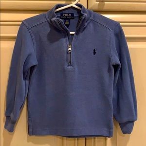 Polo Ralph Lauren slate blue 1/4 zip rugby